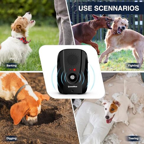 Anti Barking Device for Dogs Indoor,2024 NEW Dog Bark Deterrent Devices,2 in 1 Auto & Remote 600FT Anti Bark Device Recording,Alarm Ultrasonic Bark Stopper Dog Whistle to Stop Barking Control Devices in Kuwait