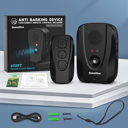 Anti Barking Device for Dogs Indoor,2024 NEW Dog Bark Deterrent Devices,2 in 1 Auto & Remote 600FT Anti Bark Device Recording,Alarm Ultrasonic Bark Stopper Dog Whistle to Stop Barking Control Devices in Kuwait
