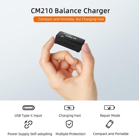 Radiolink CM210 20W 1.5A أسرع 2S 7.4V بطارية ليبو شاحن ميزان USB نوع-C موصل لRC طائرة الارسال سيارة قارب SCX24 SCX10 هلام الناسف بندقية in Kuwait