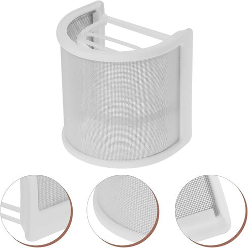 FAVOMOTO على شكل حرف U Pop Filter Mic Pop Screen ميكروفون درع الزجاج الأمامي لتسجيل بث الاستوديو in Saudi Arabia
