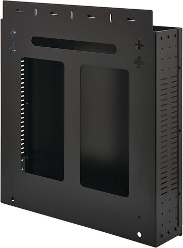 حاوية حامل حامل حائط عمودية من Tripp Lite SmartRack 2U، ملف تعريف منخفض 5 بوصات من الحائط، عمق المعدات 19 بوصة، جوانب ذات فتحات تهوية توفر تدفق هواء مجاني، أدوات التركيب متضمنة، ضمان لمدة 5 سنوات (SRWO2UBRKT) in Kuwait