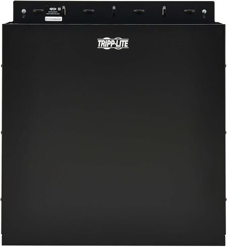 حاوية حامل حامل حائط عمودية من Tripp Lite SmartRack 2U، ملف تعريف منخفض 5 بوصات من الحائط، عمق المعدات 19 بوصة، جوانب ذات فتحات تهوية توفر تدفق هواء مجاني، أدوات التركيب متضمنة، ضمان لمدة 5 سنوات (SRWO2UBRKT) in Kuwait