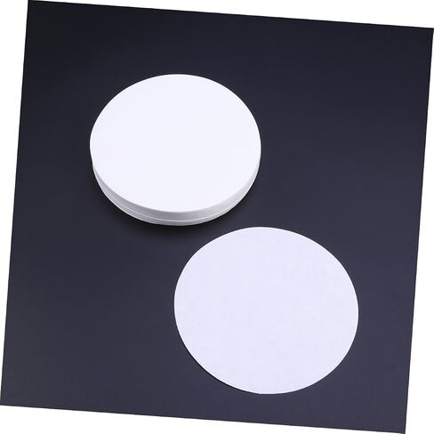 PLAFOPE 200pcs Funnel Filter Paper Filter Paper Filter Paper Fast Medium Flow Rate Filter Paper lab Grade Filter Paper fine Filter Paper lab Filter Paper Glass White Engine Oil in Kuwait