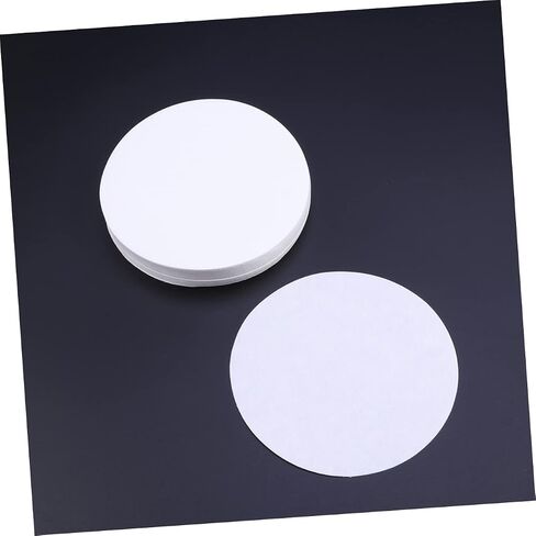 PLAFOPE 200pcs Funnel Filter Paper Filter Paper Filter Paper Fast Medium Flow Rate Filter Paper lab Grade Filter Paper fine Filter Paper lab Filter Paper Glass White Engine Oil in Kuwait