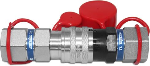 TL99 1/2 BSP (الأنابيب القياسية البريطانية) خيط ذو وجه مسطح قطع سريع مجموعة قارنة التوصيل الهيدروليكي Bobcat Skid Steer، 1/2 ISO 16028 in Saudi Arabia