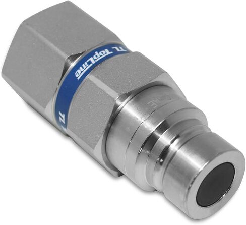 TL99 1/2 BSP (الأنابيب القياسية البريطانية) خيط ذو وجه مسطح قطع سريع مجموعة قارنة التوصيل الهيدروليكي Bobcat Skid Steer، 1/2 ISO 16028 in Saudi Arabia
