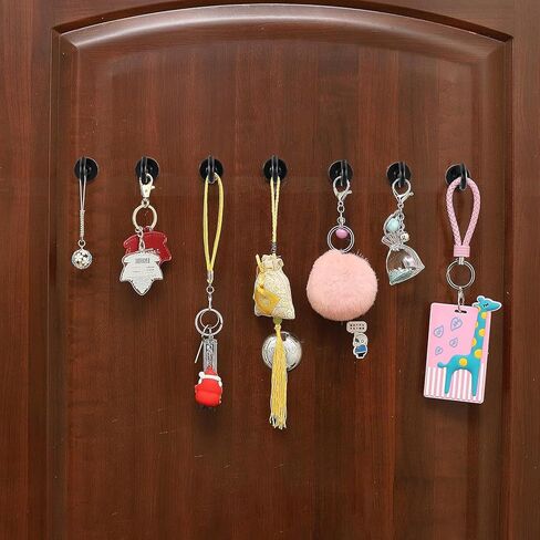 هوم ماستر هاردوير خطافات مغناطيسية شديدة التحمل، خطافات مغناطيسية نيوديميوم قوية 20 رطل، خطاف مغناطيسي أسود، مغناطيس معدني مع خطافات لمقصورة الرحلات البحرية والثلاجة والشواية والمفتاح وما إلى ذلك، 10 عبوات in Kuwait