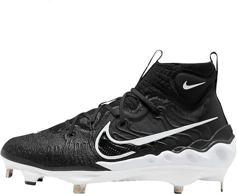 Nike Alpha Huarache NXT Men's Baseball Cleats (Black/Blue Tint/Anthracite/White, US Footwear Size System, Adult, Men, Numeric, Medium, 9) in Saudi Arabia