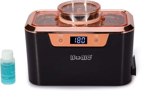 iSonic DS310C Miniaturized Commercial Ultrasonic Cleaner With Makeup Brush Holder For Cosmetic Tools, Air Brushes, Jewelry, Eyeglasses, 110V 55W in Saudi Arabia