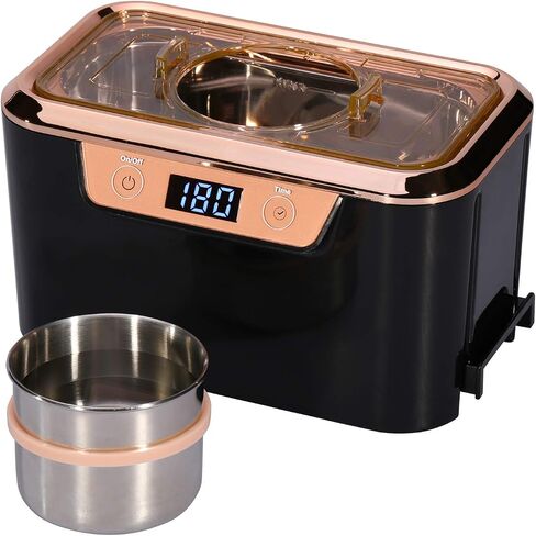 iSonic DS310C Miniaturized Commercial Ultrasonic Cleaner With Makeup Brush Holder For Cosmetic Tools, Air Brushes, Jewelry, Eyeglasses, 110V 55W in Saudi Arabia