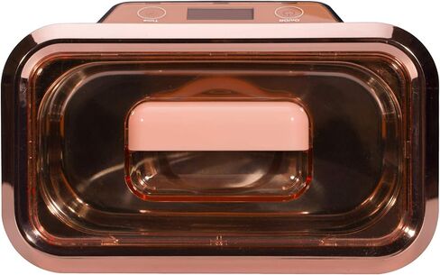 منظف ​​بالموجات فوق الصوتية التجاري المصغر iSonic DS310C مع حامل فرشاة المكياج لأدوات التجميل وفرش الهواء والمجوهرات والنظارات، 110 فولت 55 وات in Kuwait