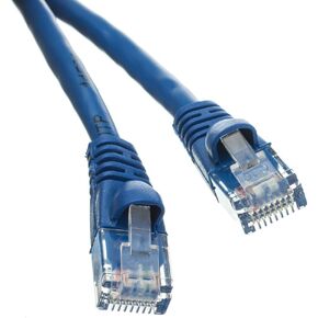 5 Pack Blue Cat6 Copper Ethernet Cable Snagless UTP (7 feet) in Saudi Arabia