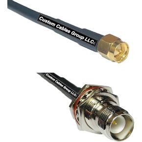25 feet RG58 SMA Male to RP-TNC Female Bulkhead RF Pigtail Coaxial Cable in Kuwait