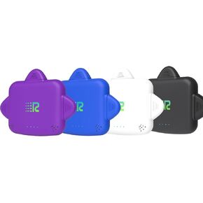Rush Charge Universe 4 Pack 3 in 1 Portable Charger – 3300 Mah 2.4A High-Speed Fast Charging Compatible with iPhone and Android Lightning, Type C, Micro-USB (Black/White/Purple/Blue) in Kuwait