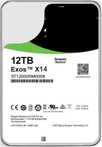 for ST12000NM0008 12TB HDD X14 7200 RPM SATA 6Gb/s Cache 3.5-Inch in Saudi Arabia