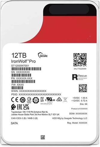 FOR ST12000NT001 Hard Drive 12TB 7200 RPM 256MB SATA 6Gb/s HDD in Saudi Arabia