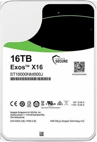 ST16000NM000J لـ X18 16 تيرا بايت SATA 6 جيجابايت/ثانية 7200 دورة في الدقيقة 256 ميجابايت 3.5 "HDD القرص الصلب لخادم سطح المكتب ST16000NM001J in Saudi Arabia