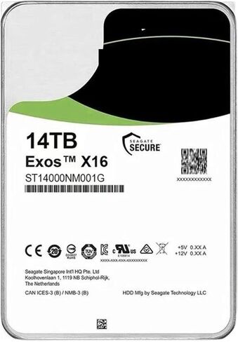 1pc 14TB HDD X16 ST14000NM001G 14T SATA 6Gb/s 7200RPM 256MB Cache 3.5Inch Enterprise Server PC Hard Disk Drive in Saudi Arabia