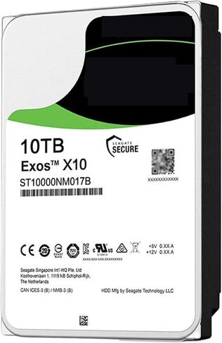 For ST10000NM017B 10TB SATA 3.5-inch HDD 7E10 Enterprise 512e 4Kn SATA 6.0GB/s 7200rpm 256MB Interface Rate300MB/s in Saudi Arabia