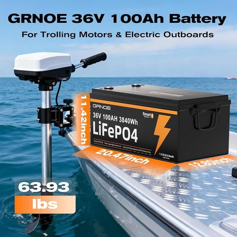 بطارية ليثيوم 48V100AH ​​LiFePO4، بطارية ليثيوم 48 فولت مدمجة 100 أمبير BMS، 4000+ دورة عميقة، شاشة LCD وتطبيق للهاتف المحمول، مثالية للمركبات الترفيهية ومحركات التصيد والبحرية والنظام الشمسي والمعيشة خارج الشبكة in Kuwait