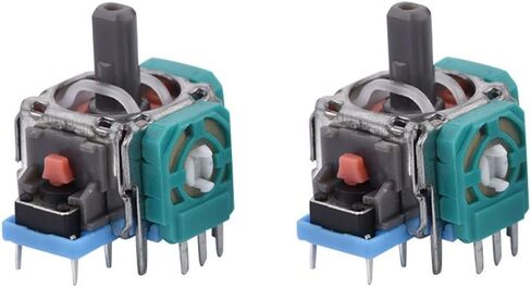 3D Joystick, 2Pcs Analog Stick 3D Joystick Replacement Thumb Stick Rocker Sensor Controller Parts for Controller in Saudi Arabia
