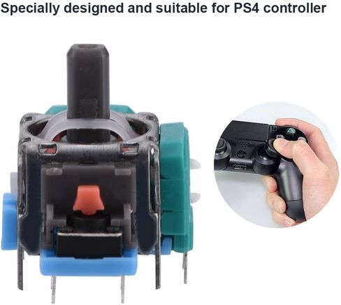 3D Joystick, 2Pcs Analog Stick 3D Joystick Replacement Thumb Stick Rocker Sensor Controller Parts for Controller in Saudi Arabia
