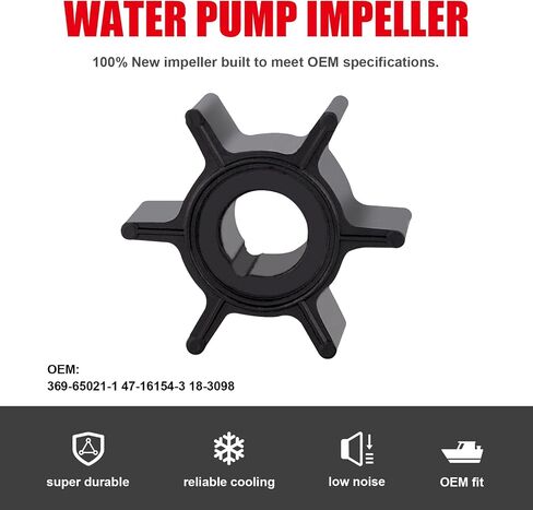 46-96148Q8 مجموعة إصلاح مضخة مياه طقم فور Mercury Mariner Outboards 75 80 90 115 140 150HP و Mercruiser Alpha One Stern Drives 46-96148A8 Sierra 18-3517 18-3316 in Kuwait