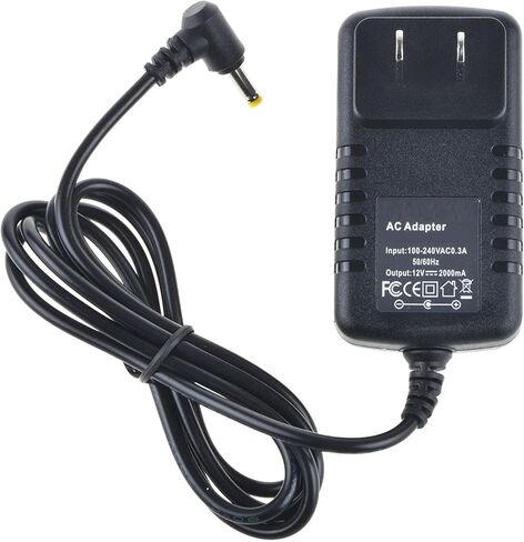 12V 2A 24W Power Supply Adapter, AC DC Switching Adapter (Input 100-240V, Output 12Volt 2Amp 2000mA), DC 12V 4.0mm x 1.7mm Barrel Plug in Saudi Arabia
