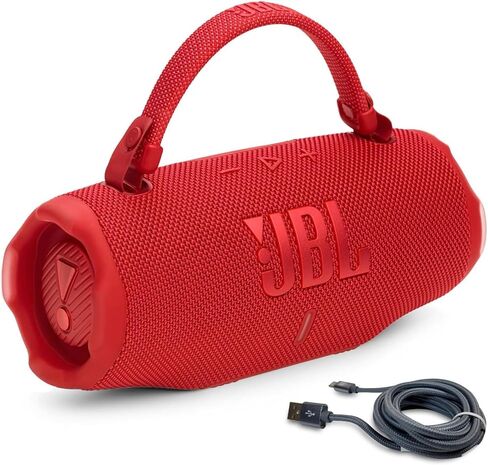 JBL Charge 6 (أسود) + حزمة مع كابل USB-C مضفر in Saudi Arabia