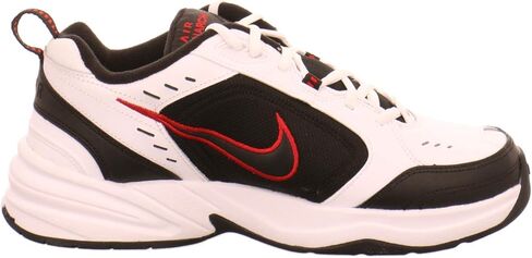 Nike Air Monarch IV Men's Extra Wide Width 4E Shoes White/Metallic Silver 416355-102 (9 4E US) in Saudi Arabia