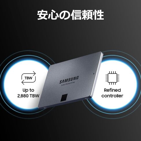 سامسونج 870 QVO 8 تيرابايت ساتا 2.5 بوصة SSD داخلي MZ-77Q8T0B/EC in Kuwait