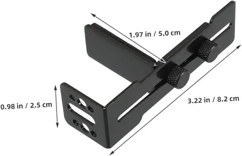 2pcs Gpu Support Bracket Graphics Card Stand for Vertical Mount Prevents Sagging Compatible Black Design for Optimal Cooling in Saudi Arabia
