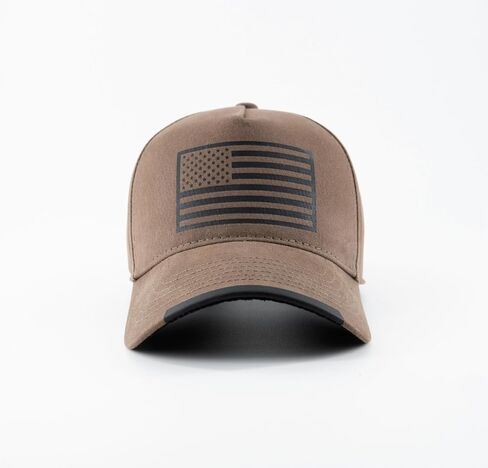 USA Flag Patriotic 5 Panel Baseball Hat Men Women Cotton Adjustable Soft Touch in Saudi Arabia