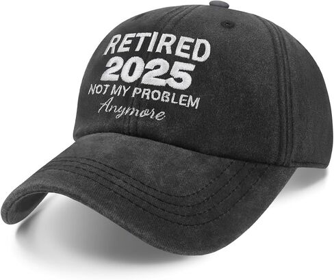 قبعات التقاعد ، والهدايا المتقاعدة للرجال ، وليس مشاكلي بعد الآن Amerian Flag Baseball Cap Gray in Kuwait