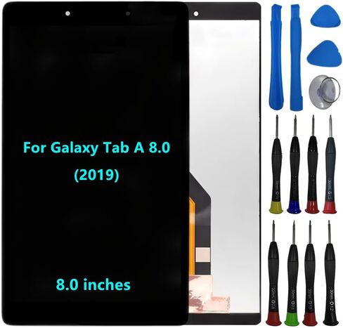 8.0 بوصة لهاتف Samsung Galaxy Tab A 8.0 2019 استبدال شاشة Galaxy Tab A 8.0 SM-T290 مجموعة رقمية لشاشة تعمل باللمس مع أداة إصلاح ليست لـ SM-T295 (أبيض) in Kuwait