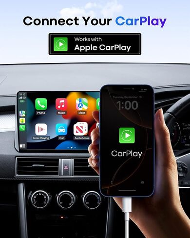 iPhone 17 Carplay Cord, Latest Version Fast Charging Cord [MFI Certified] [6FT] iPhone Air Charger Cable, iPhone 17 Pro/17 Pro Max Charger Cord, USB A to USB C Cable for iPhone 16/15 Series in Kuwait
