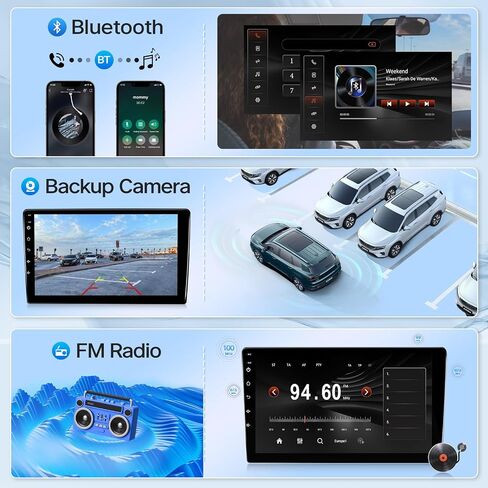 Leadfan ترقية راديو تشغيل السيارة لهوندا سيفيك 2012، 9 بوصة IPS شاشة تعمل باللمس سيارة ستيريو مع Carplay اللاسلكي Android Auto Bluetooth GPS Radio مع كاميرا احتياطية FM Mirror Link SWC، 2 + 32 جيجابايت in Kuwait