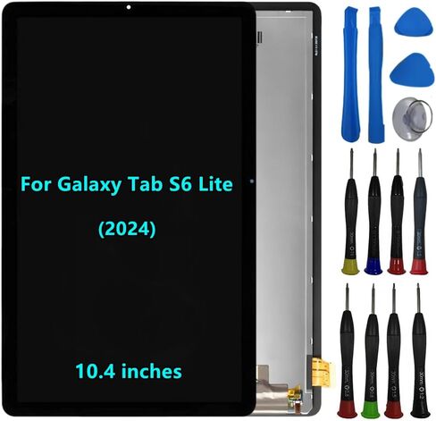 10.4 بوصة لهاتف Samsung Galaxy Tab S6 Lite استبدال شاشة Galaxy Tab S6 Lite 2024 SM-P620 SM-P625 مجموعة محول رقمي لشاشة تعمل باللمس مع أداة إصلاح in Kuwait