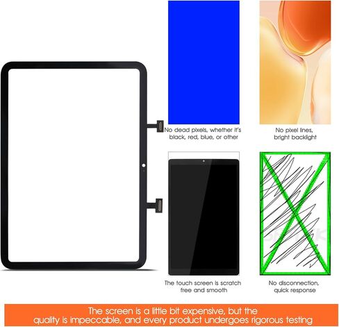 AGCUT for iPad 10th Gen Screen Replacement for iPad 10 Touch Screen A2777 A2696 A2757 Screen Replacement for iPad 2022 10.9 Screen Digitizer Glass Panel in Saudi Arabia