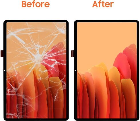 قطع غيار سامسونج جالاكسي تاب S7 FE لشاشة سامسونج تاب S7 FE شاشة LCD T733 T735 T730 LCD محول الأرقام الجمعية إصلاح جزء in Kuwait