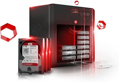 Western Digital Red Pro 4TB 3.5-Inch 7200rpm 64MB Cache NAS Hard Drive (WD4002FFWX) (Renewed) in Saudi Arabia