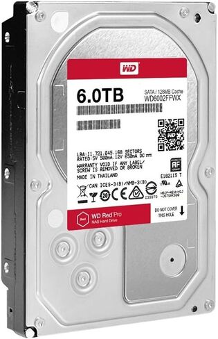 Western Digital Red Pro 4TB 3.5-Inch 7200rpm 64MB Cache NAS Hard Drive (WD4002FFWX) (Renewed) in Saudi Arabia