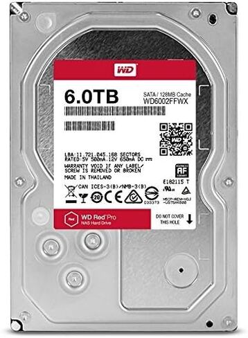 Western Digital Red Pro 4TB 3.5-Inch 7200rpm 64MB Cache NAS Hard Drive (WD4002FFWX) (Renewed) in Saudi Arabia