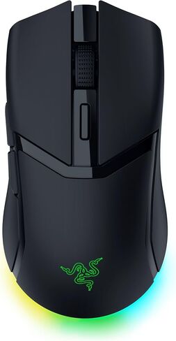 Razer Cobra HyperSpeed Wireless Gaming Mouse: 9 Customizable Controls - RGB Lighting - Optical Scroll Wheel - Optical Switches Gen-4-26K Sensor - 2.4GHz, Bluetooth & USB C (Renewed) in Saudi Arabia