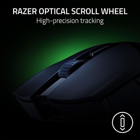 Razer Cobra HyperSpeed Wireless Gaming Mouse: 9 Customizable Controls - RGB Lighting - Optical Scroll Wheel - Optical Switches Gen-4-26K Sensor - 2.4GHz, Bluetooth & USB C (Renewed) in Saudi Arabia