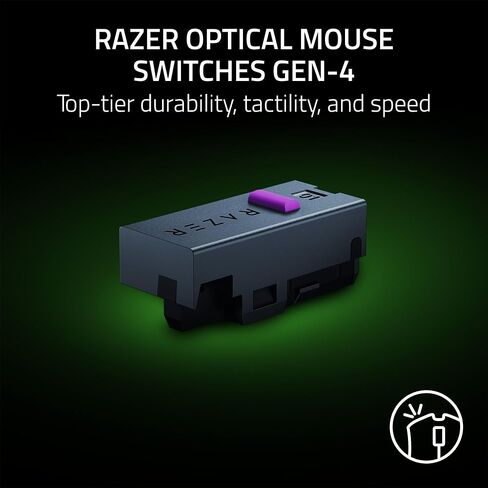 Razer Cobra HyperSpeed Wireless Gaming Mouse: 9 Customizable Controls - RGB Lighting - Optical Scroll Wheel - Optical Switches Gen-4-26K Sensor - 2.4GHz, Bluetooth & USB C (Renewed) in Saudi Arabia