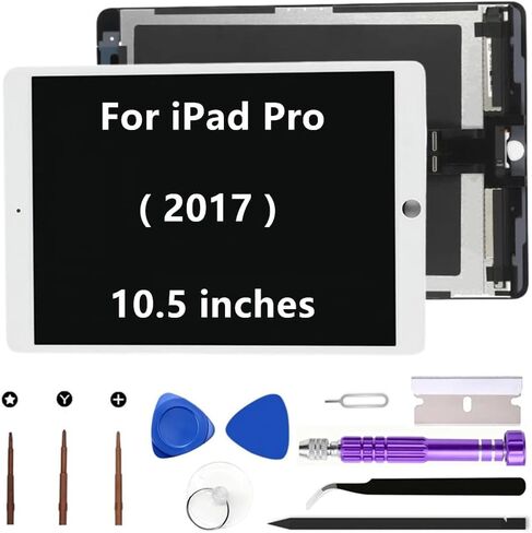 لباد برو 2017 شاشة LCD استبدال 2017 A1701 A1709 A1852 10.5 "عرض مجموعة رقمنة اللمس (أسود + أدوات) in Kuwait