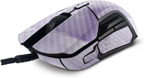 غلاف MightySkins من ألياف الكربون متوافق مع ماوس الألعاب SteelSeries Rival 5 - جمشت مستدير | لمسة نهائية واقية ومتينة من ألياف الكربون | سهل التطبيق وتغيير الأنماط | صنع في الولايات المتحدة الأمريكية in Saudi Arabia