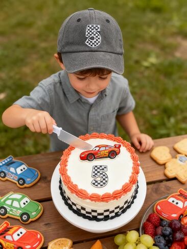Waldeal Kids Race Car Careed Hatp Birthday for Toddler Boys ، قبعة بيسبول للسباق للسباق للسباق للبنات in Saudi Arabia