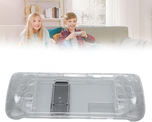 AYNEFY Kickstand Protective Case for Steam Deck with Stand, Transparent Shock Absorption, Prevent Slip Hard PC Case in Saudi Arabia